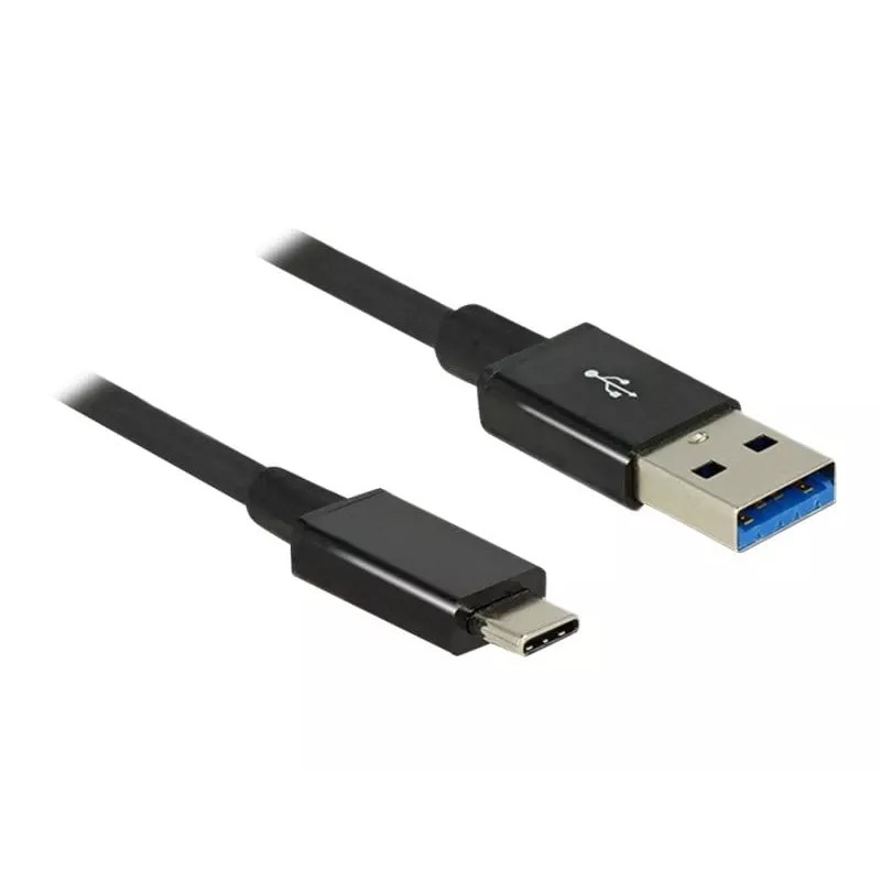 DeLOCK Premium - Kabel USB - USB typu C 24-pin (M) - na USB typu A 9-pin (M) - 1,0 m (USB 3.1 Gen2) - Czarny (83983)
