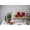 Staub Mini Cocotte okrągła, 4 szt. – 200 ml, Czerwony