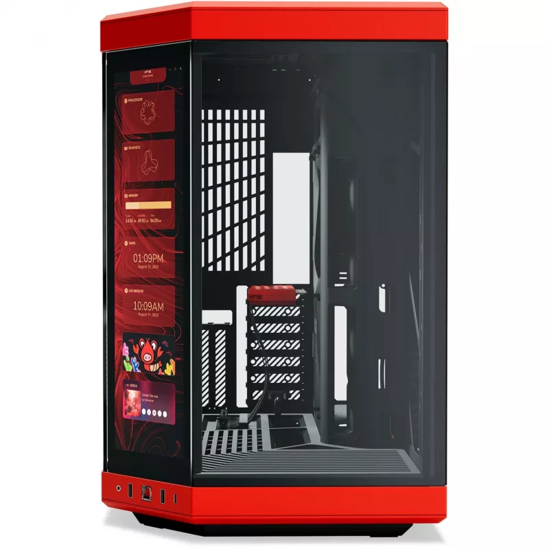 HYTE Y70 Touch Infinite Midi Tower czarny, Cherry colour
