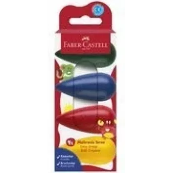 Kreda do pisania Faber-Castell 120408 niebieska zielona czerwona żółta 4 szt.
