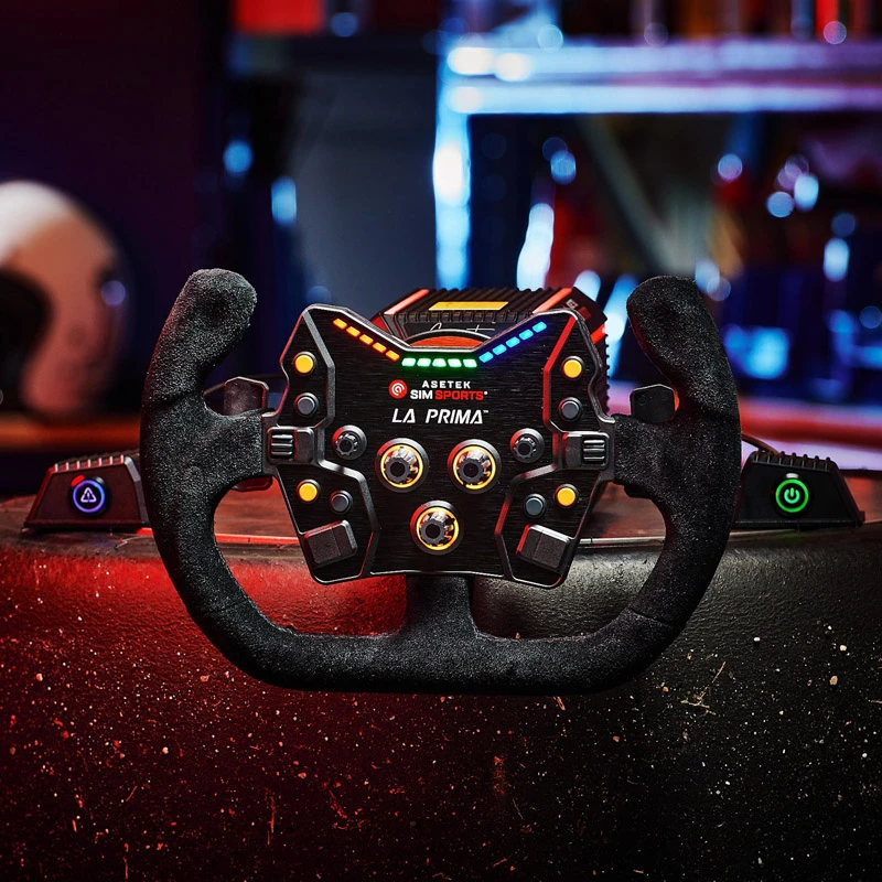 Asetek SimSports GT Rim - Open D, suede