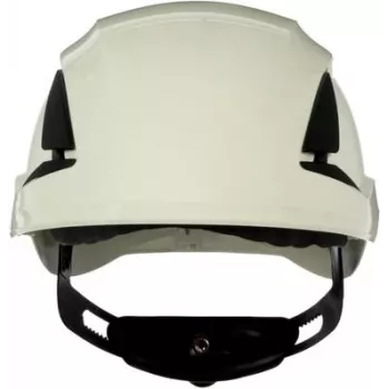 3M X5501V-CE-4 kask ochronny ABS syntetyki Biały