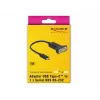 Kabel szeregowy DeLOCK 63908 Czarny 0,15 m DB-9