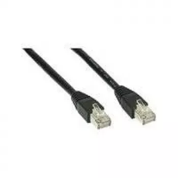 Wentronic Goobay Kabel krosowy CAT 5e, U/UTP, czarny, 30 m - mieszanka miedzi CCA (68650)