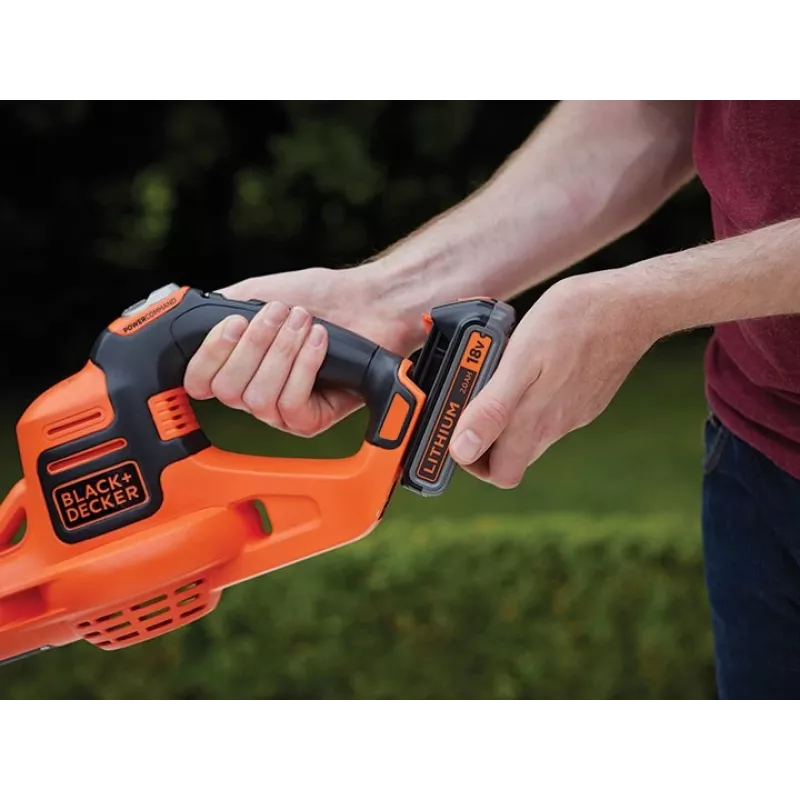 Black & Decker GWC1820PC bezprzewodowa dmuchawa do liści 209 km/h Czarny, Pomarańczowy 18 V Litowo-jonowa