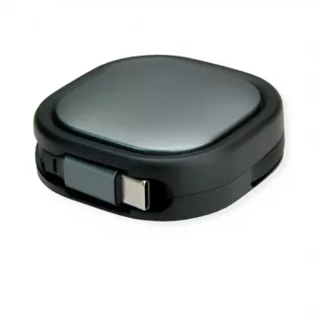 ROLINE USB2.0 zwijany kabel C-C ST/ST 1,2 m – kabel – cyfrowy/dane (11.02.8420)