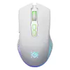 Bezprzewodowa mysz gamingowa DEFENDER Pandora biały — symetryczna, 3200 DPI, 6 przycisków, programowalna, optyczna, USB