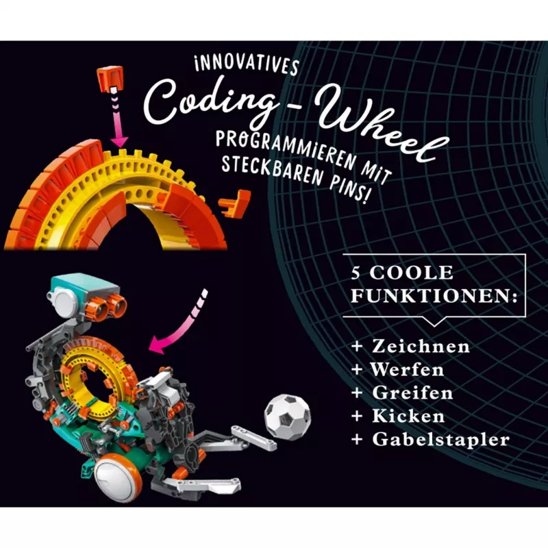 Kosmos Codix, zestaw konstrukcyjny, 8 lat Kosmos Codix. Typ produktu: zestaw konstrukcyjny, Zalecany wiek (min): 8 lat