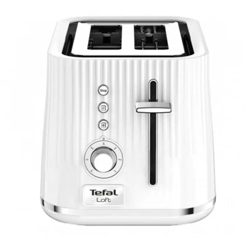 Tefal Loft TT7611 7 2 kromki Chrom, Biały