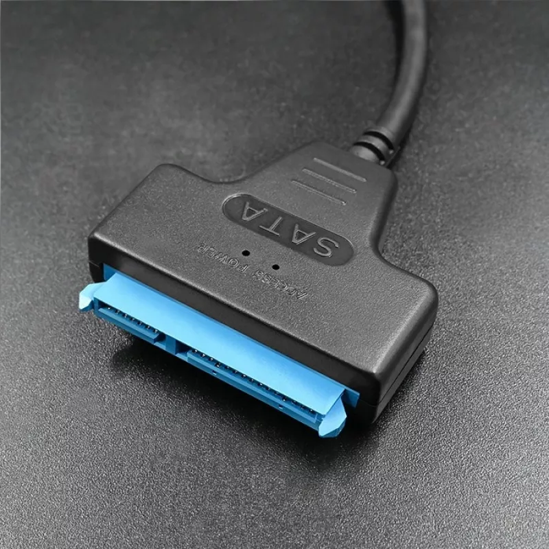 Adapter QOLTEC 51855 — zewnętrzny adapter M.2 NVMe/NGFF na USB 3.0, 10 Gb/s, do dysków 2,5 cala/M.2, czarny