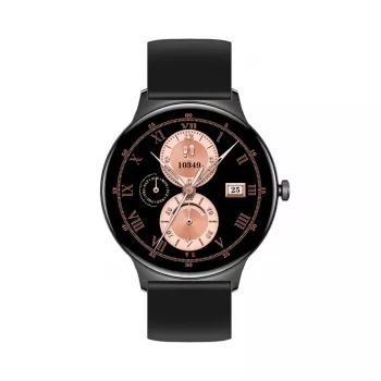 Smartwatch Colmi V89 czarny z Bluetooth i monitorem pracy serca