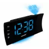 Blaupunkt CRP81USB radiobudzik z projektorem i ładowaniem USB, czarny