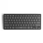 Bezprzewodowa klawiatura Bluetooth Inateck KB01003 QWERTZ Czarna — Uniwersalna Bluetooth, układ QWERTZ