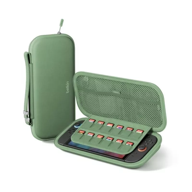 Torba gamingowa Belkin ENA002HQSE na konsolę, kolor pistacjowy, pokrowiec ochronny