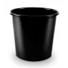 Kosz na śmieci Forpus, 11 l, czarny, plastik
