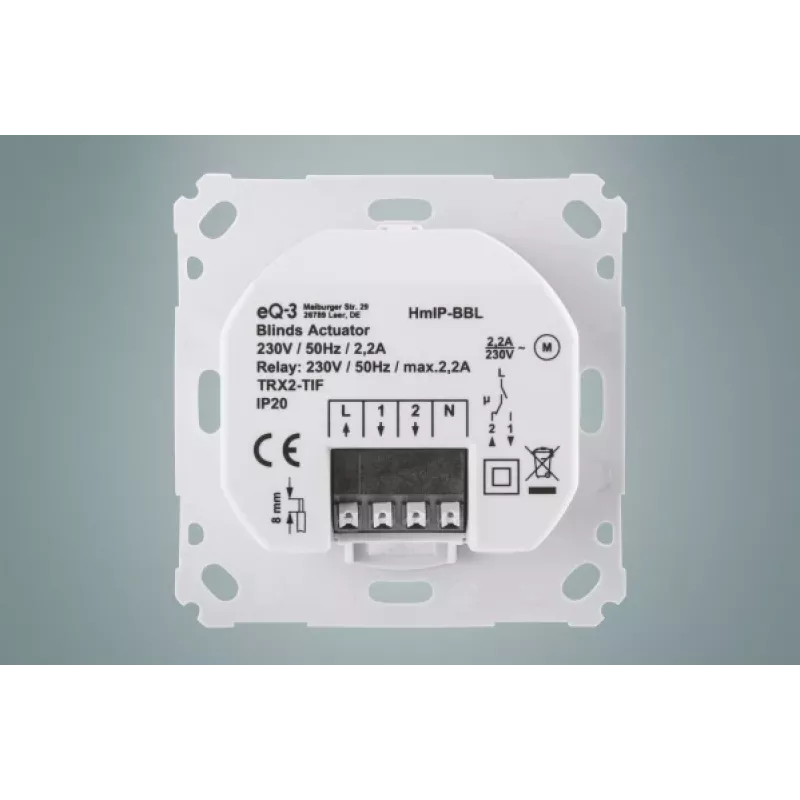 EQ3-AG HmIP-BBL elektroniczny bezprzewodowy biały akcesorium do rolet/żaluzji (151333A0)