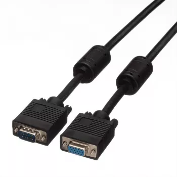 ROLINE VGA-Kabel HD15 ST - BU mit Ferritkern 3,0m (11.04.5353)