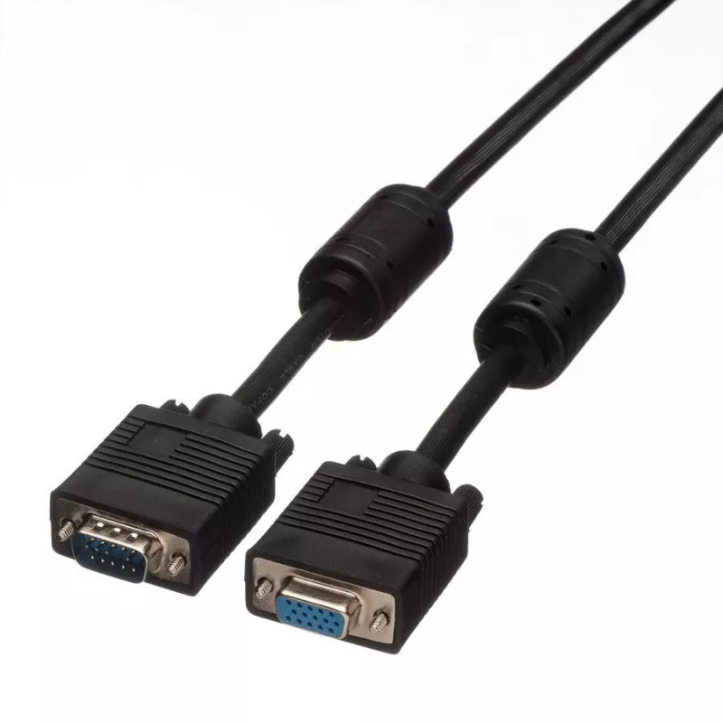 ROLINE VGA-Kabel HD15 ST - BU mit Ferritkern 3,0m (11.04.5353)