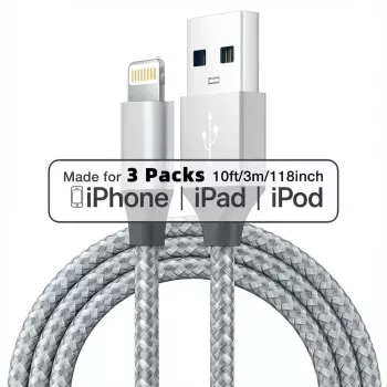 ROLINE - iPad-/iPhone-/iPod-Lade-/Datenkabel - Lightning / USB - USB Typ A, 4-polig (M) - Lightning (M) - 1 m - abgeschirmt - (USB/USB 2.0) - weiß (Pa