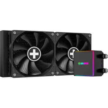 Xilence LiQuRizer RGB XC982 Zestaw chłodzenia cieczą procesora 12 cm Czarny