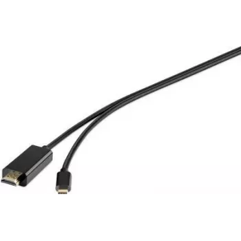 Renkforce RF-4535910 USB-graphics adapter 3840 x 2160 Pixel Czarny (RF-4535910)