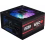Azza PSAZ-650W(ARGB) zasilacz 20+4 pin ATX Czarny