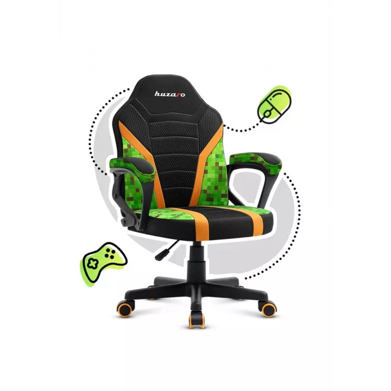 Fotel gamingowy dla dzieci Huzaro Ranger 1.0 Pixel Mesh