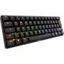 Klawiatura Sharkoon 100065630 60% przewodowa USB QWERTZ niemiecka czarna