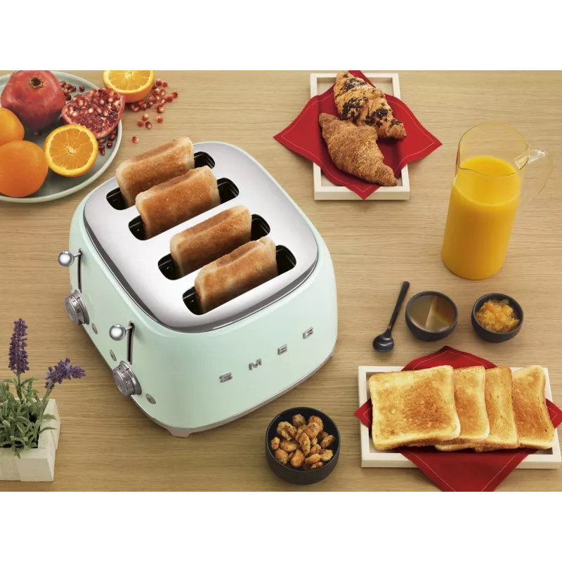 Toster SMEG (TSF03PGEU) pastelowa zieleń