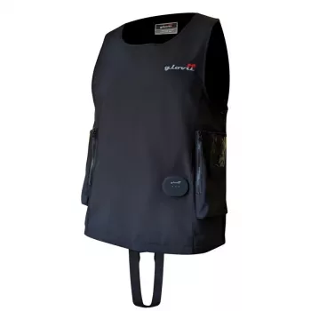 Kamizelka do sportów wodnych Glovii GMV2L Czarna Softshell