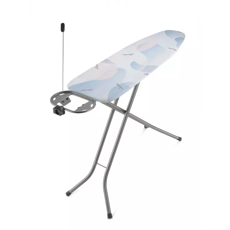 Deska do prasowania pełnowymiarowa VILEDA Bravo Plus 143032 — regulowana wysokość 80–97 cm, blat 380×1200 mm, blat z siatki stalowej