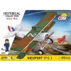 Klocki konstrukcyjne Cobi Blocks Nieuport 17 C.1 277 szt. — Zestaw modelu samolotu, Kolekcjonerski zestaw klocków