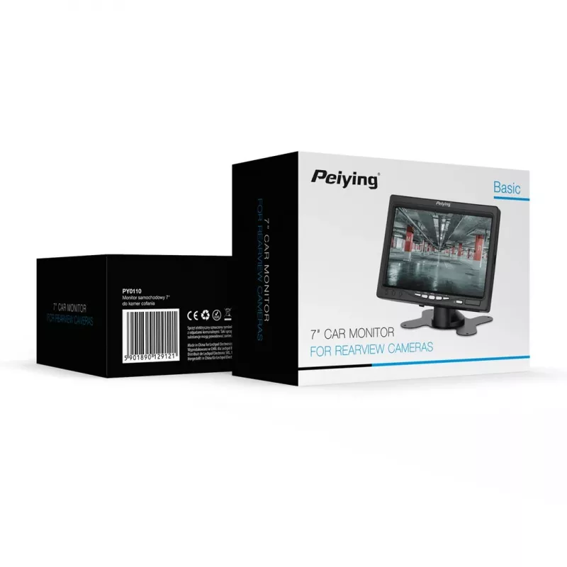 Peiying monitor samochodowy do kamery cofania 7 PY0110