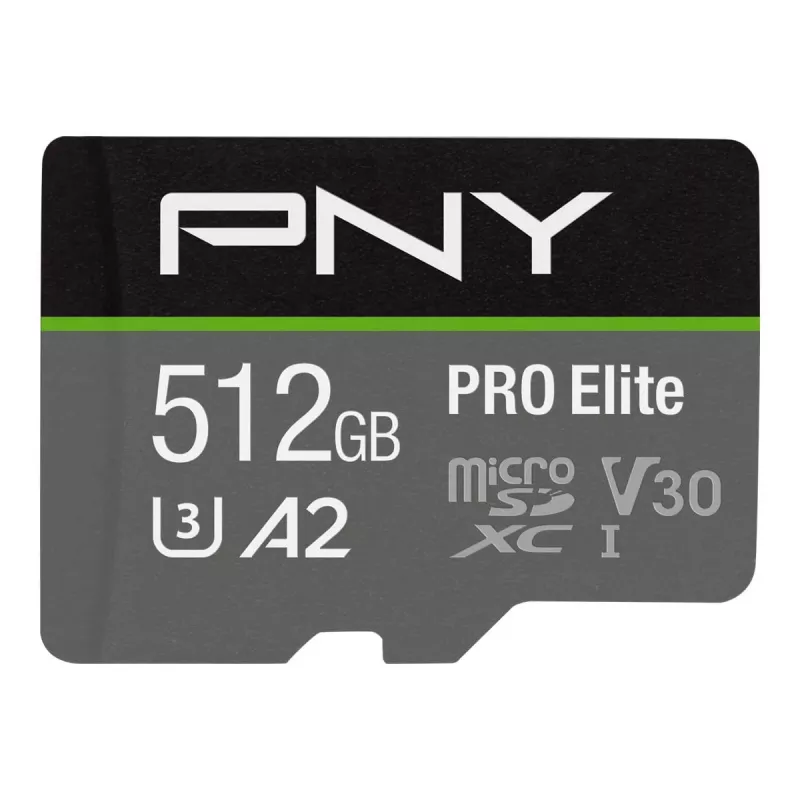Pamięć Flash PNY 512 GB microSDXC Class 10 P-SDUX512U3100PRO-GE