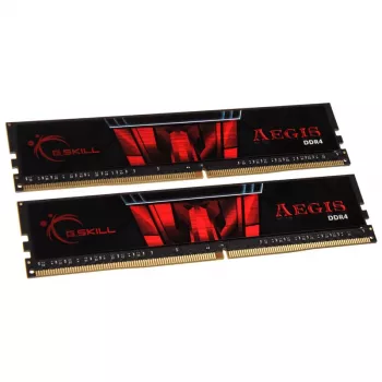 DIMM 16 GB DDR4-3000 (2x 8 GB) Dual-Kit, Arbeitsspeicher schwarz, F4-3000C16D-16GISB, Aegis, INTEL XMP