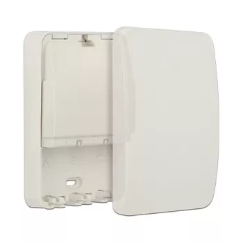 Puszka natynkowa DELOCK 86262 ścienna puszka połączeniowa, 82×120×31 mm, biała