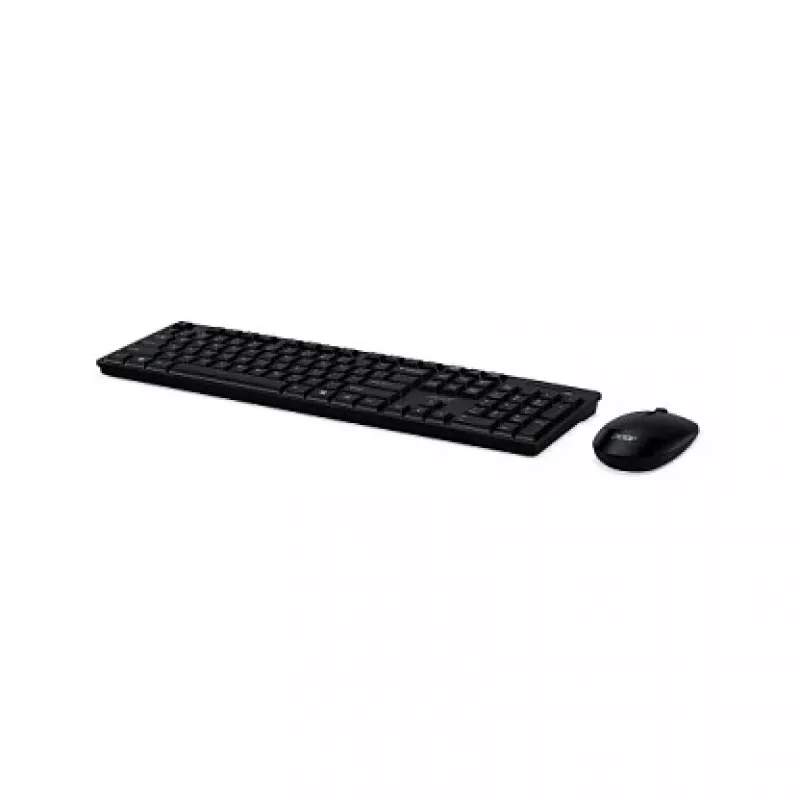 Bezprzewodowy zestaw klawiatury i myszy Acer Combo 100 — RF Wireless, pełnowymiarowa QWERTZ niemiecka, czarna