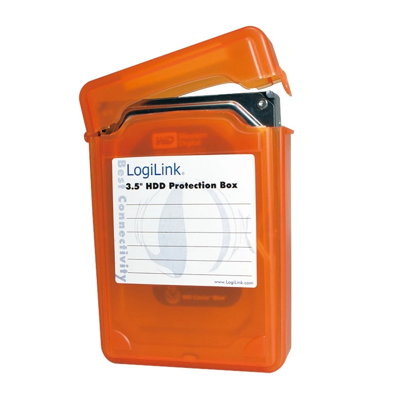 Pudełko ochronne na HDD 3,5', pomarańczowe