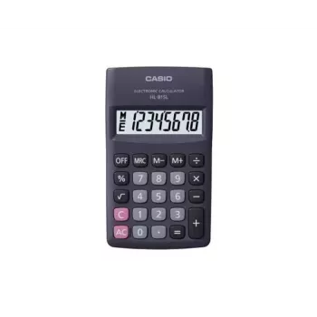 CASIO HL-815L-BK BOX kalkulator kieszonkowy, 8-cyfrowy, 69.5x118mm, czarny