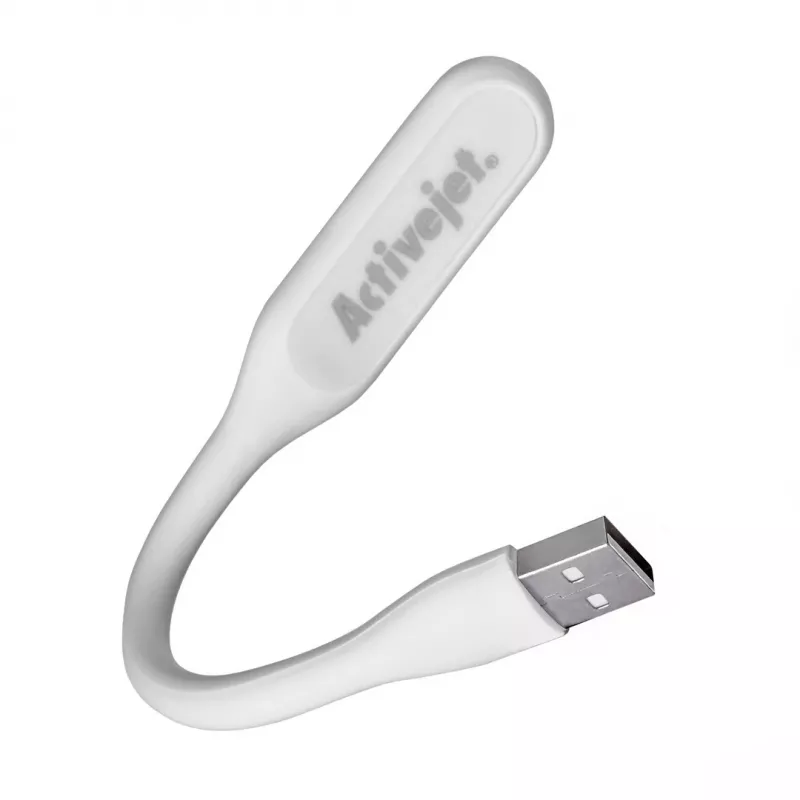 Lampka komputerowa LED USB Activejet biała