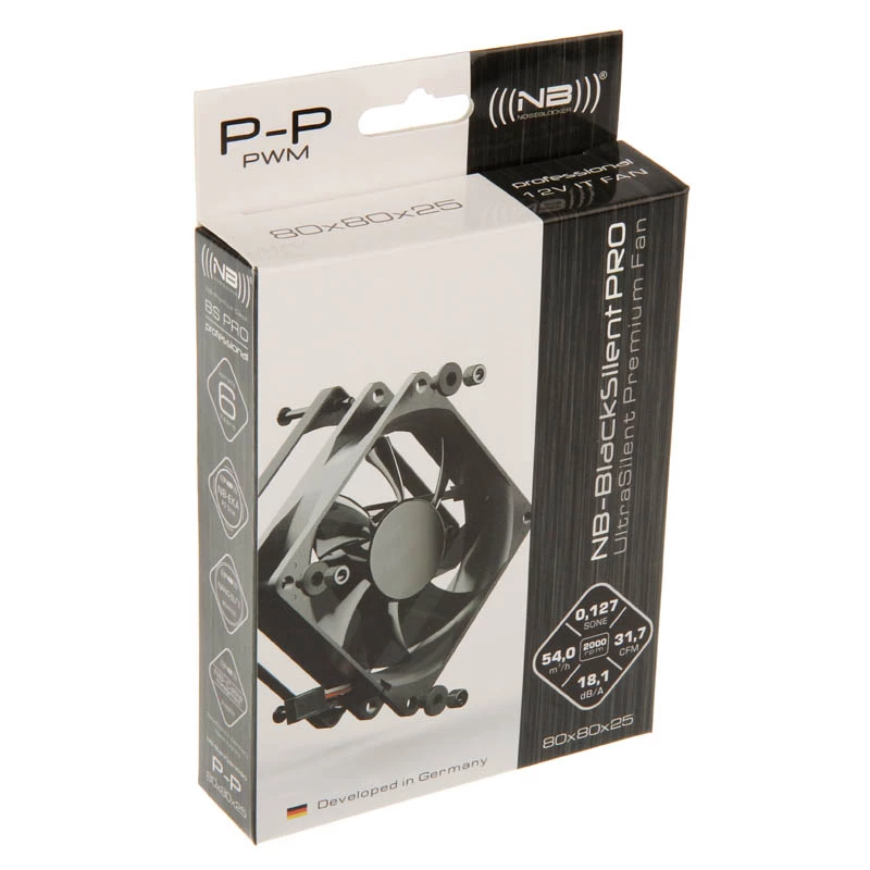Wiatrak Noiseblocker CzarnySilentPro P-P