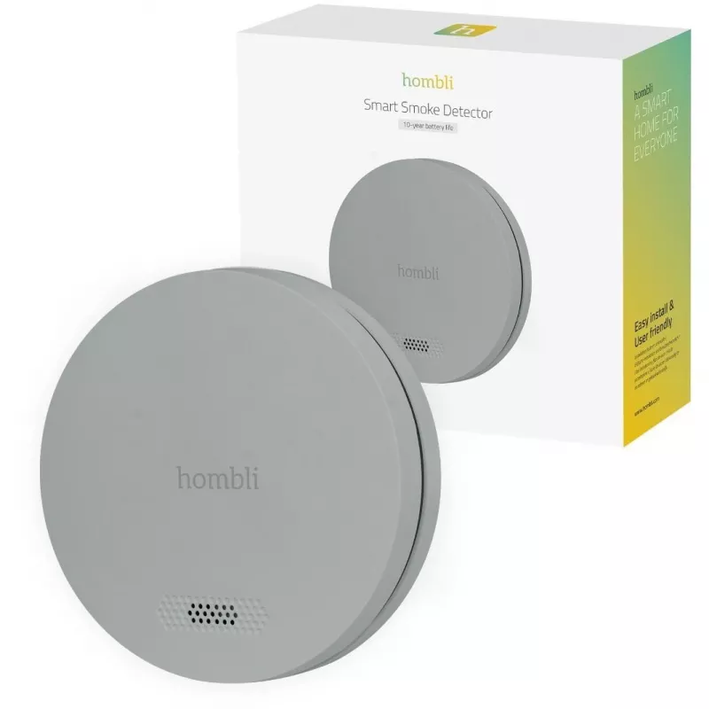 Czujnik dymu Hombli HBSA-0108 bezprzewodowy fotoelektryczny 3V litowy