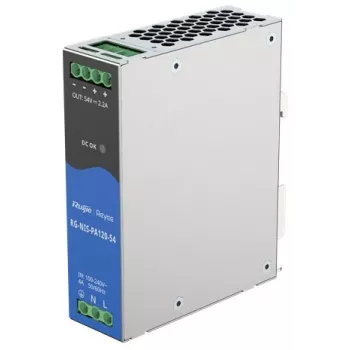 Zasilacz RUIJIE RG-NIS-PA120-54 120W, AC 100–240V, 50/60Hz, -40–70°C, 125×35×110mm, 480g
