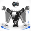 Uchwyt samochodowy Crong CRG-CH4-BLK do smartfonów — regulowany, kompaktowy design