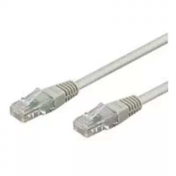 Wentronic Goobay Kabel krosowy CAT 5e, U/UTP, szary, 0,5 m - mieszanka miedzi CCA (68337)