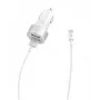 Ładowarka samochodowa Devia Smart Series Dual USB 2.4A ze zintegrowanym kablem Lightning
