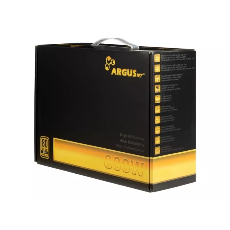 Zasilacz Inter-Tech Argus GPS-800 800W, 80+ Gold, ATX, 14cm Wentylator