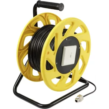 Renkforce RJ45 kabel przedłużający sieciowy CAT 6a S/FTP 60 m pomarańczowy płaszcz PUR (RF-5264730)