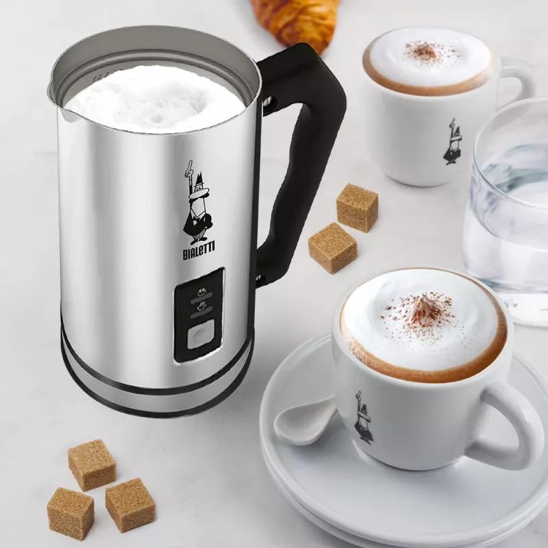 Bialetti MK01 Automatyczny spieniacz do mleka Stal nierdzewna