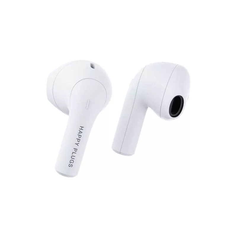 Zestaw słuchawkowy happy plugs JOY TWS douszny Bluetooth do rozmów, muzyki, sportu — biały, 20–20000 Hz